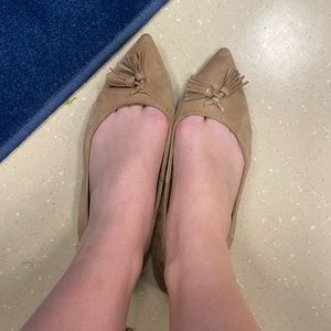 Size 7 Leathet JCrew Ballet shoes